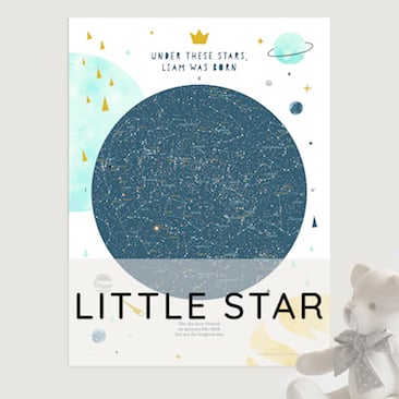 Mapa estelar Little Star